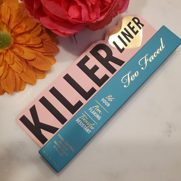 Too Faced Waterproof Killer Turquoise Gel Eye Liner - Picture 12 of 15